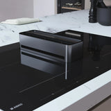 Ⓜ️🔵🔵🔵 Asko HIHD 854 GF - Piano cottura con cappa integrata Celsius° Cooking, Vetro Nero, 85 cm, In appoggio e a filo