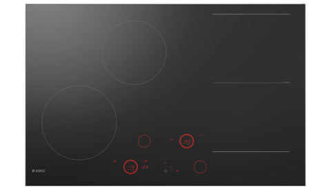Ⓜ️🔵🔵🔵 Asko HID 824 GC - Piano cottura a induzione Celsius° Cooking, 80 cm, Vetro Nero, In appoggio