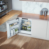Ⓜ️🔵🔵🔵 ASKO R 22881 I - Frigorifero sottopiatto da incasso, tuttofrigo, cerniere autoportanti, bianco, 60 x 82 cm, Nuova classe D