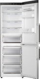 Ⓜ️🔵🔵🔵 ASKO RFC 286 KNBS1 - Frigorifero combinato, frigo sopra e congelatore sotto, Total No Frost, libera installazione (incassabile), ACCIAIO, 60 x 186 cm, Nuova classe B