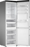 Ⓜ️🔵🔵🔵 ASKO RFC 226 RNBS1 - Frigorifero combinato, frigo sopra e congelatore sotto, ACCIAIO, 60 x 203 cm, Nuova classe B