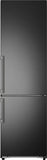 Ⓜ️🔵🔵🔵 ASKO RFC 226 RNBB1 - Frigorifero combinato, frigo sopra e congelatore sotto, Total No Frost, libera installazione (incassabile), BLACK STEEL (ACCIAIO NERO), 60 x 203 cm, Nuova classe B