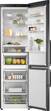 Ⓜ️🔵🔵🔵 ASKO RFC 226 RNBB1 - Frigorifero combinato, frigo sopra e congelatore sotto, Total No Frost, libera installazione (incassabile), BLACK STEEL (ACCIAIO NERO), 60 x 203 cm, Nuova classe B