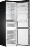 Ⓜ️🔵🔵🔵 ASKO RFC 226 RNBB1 - Frigorifero combinato, frigo sopra e congelatore sotto, Total No Frost, libera installazione (incassabile), BLACK STEEL (ACCIAIO NERO), 60 x 203 cm, Nuova classe B