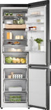 Ⓜ️🔵🔵🔵 ASKO RFC 526 RNBB1 - Frigorifero combinato, frigo sopra e congelatore sotto, Total No Frost, libera installazione (incassabile), BLACK STEEL (acciaio nero), 60 x 203 cm, Nuova classe B