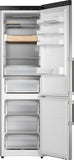 Ⓜ️🔵🔵🔵 ASKO RFC 526 RNBS1 - Frigorifero combinato, frigo sopra e congelatore sotto, Total No Frost, libera installazione (incassabile), ACCIAIO, 60 x 203 cm, Nuova classe B