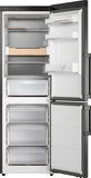 Ⓜ️🔵🔵🔵 ASKO RFC 586 KNBB1 - Frigorifero combinato, frigo sopra e congelatore sotto, Total No Frost, libera installazione (incassabile), BLACK STEEL (acciaio nero), 60 x 186 cm, Nuova classe B