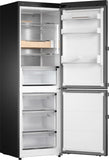 Ⓜ️🔵🔵🔵 ASKO RFC 586 KNBB1 - Frigorifero combinato, frigo sopra e congelatore sotto, Total No Frost, libera installazione (incassabile), BLACK STEEL (acciaio nero), 60 x 186 cm, Nuova classe B