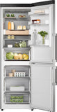 Ⓜ️🔵🔵🔵 ASKO RFC 586 KNBS1 - Frigorifero combinato, frigo sopra e congelatore sotto, Total No Frost, libera installazione (incassabile), ACCIAIO, 60 x 186 cm, Nuova classe B