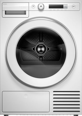 Ⓜ️🔵🔵🔵 ASKO T 308 HCW - Asciugatrice 8 kg, bianca, Cestello in Acciaio inox, TERZO ANNO DI GARANZIA GIÀ INCLUSO, Pompa di calore, Nuova classe C