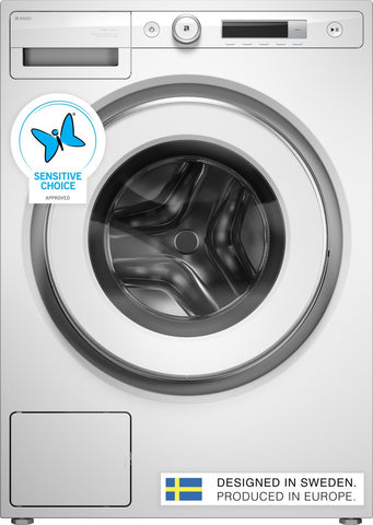 Ⓜ️🔵🔵🔵 ASKO W 3096 RW - Lavatrice 9 kg, bianca, 1600 giri, VASCA E CESTELLO IN ACCIAIO INOX, ZERO VIBRAZIONI anche in centrifuga al massimo, CHIUSURA ERMETICA IN ACCIAIO SENZA GUARNIZIONE IN GOMMA quindi NIENTE MUFFA E DEPOSITI NELL'OBLÒ, Nuova classe A