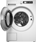 Ⓜ️🔵🔵🔵 ASKO W 5096 CW - Lavatrice 9 kg, bianca, 1600 giri, VASCA E CESTELLO IN ACCIAIO INOX, ZERO VIBRAZIONI anche in centrifuga al massimo, CHIUSURA ERMETICA IN ACCIAIO SENZA GUARNIZIONE IN GOMMA quindi NIENTE MUFFA E DEPOSITI NELL'OBLÒ, Nuova classe A