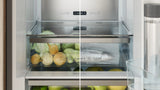 Ⓜ️🔵🔵🔵 ASKO RFN 232041 B - Frigorifero combinato, frigo sopra e congelatore sotto, Total No Frost, libera installazione (incassabile), BLACK STEEL (ACCIAIO NERO), 60 x 200 cm, Nuova classe C