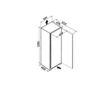 Ⓜ️🔵🔵🔵 LIEBHERR FNe 4204 pure NoFrost - Congelatore verticale con No Frost, GARANZIA 10 ANNI INCLUSA* originale LIEBHERR, libera installazione, bianco, 125,5 x 60 cm, Nuova classe E