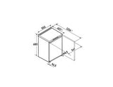 Ⓜ️🔵🔵🔵 LIEBHERR Fe 1003 Pure - Congelatore da tavolo, GARANZIA 10 ANNI INCLUSA* originale LIEBHERR, libera installazione, bianco, 68 x 55 cm, Nuova classe E