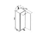 Ⓜ️🔵🔵🔵 LIEBHERR FNe 4605 pure NoFrost - Congelatore verticale con No Frost, GARANZIA 10 ANNI INCLUSA* originale LIEBHERR, libera installazione, bianco, 145,5 x 60 cm, Nuova classe E