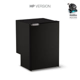 Ⓜ️🔵🔵🔵 Vitrifrigo C115i CHR HP - Frigo-Freezer, Porta singola, 115 Litri, Nero, Serie CHROMELOCK, Luce LED, Vent Position, A x L x P 76.6x52.5x56 cm