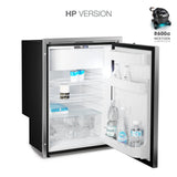 Ⓜ️🔵🔵🔵 Vitrifrigo C115iX OCX2 HP - Frigo-Freezer, Porta singola, 115 Litri, Acciaio Inox, Luce LED, Vent Position, A x L x P 79.3x58.8x55.7 cm