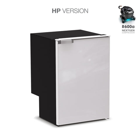 Ⓜ️🔵🔵🔵 Vitrifrigo C115i CHR HP - Frigo-Freezer, Porta singola, 115 Litri, Grigio, Luce LED, Vent Position, A x L x P 76.6x52.5x56 cm