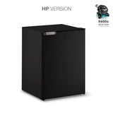 Ⓜ️🔵🔵🔵 Vitrifrigo C130L CHR HP - Frigo-Freezer, Porta singola, 130 Litri, Nero, Luce LED, Vent Position, A x L x P 76.7x52.5x56.5 cm