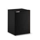 Ⓜ️🔵🔵🔵 Vitrifrigo C130L CHR - Frigo-Freezer, Porta singola, 130 Litri, Nero, Luce LED, Vent Position, A x L x P 76.7x52.5x56.5 cm