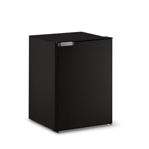 Ⓜ️🔵🔵🔵 Vitrifrigo C130L CHR - Frigo-Freezer, Porta singola, 130 Litri, Nero, Luce LED, Vent Position, A x L x P 76.7x52.5x56.5 cm