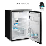 Ⓜ️🔵🔵🔵 Vitrifrigo C130LXD OCX2 HP - Frigo-Freezer, Porta singola, 130 Litri, Acciaio Inox, Luce LED interna, Vent Position, A x L x P 79.3x58.8x55.8 cm