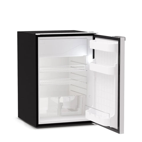 Ⓜ️🔵🔵🔵 Vitrifrigo C130L CHR - Frigo-Freezer, Porta singola, 130 Litri, Grigio, Luce LED, Vent Position, A x L x P 76.7x52.5x56.5 cm