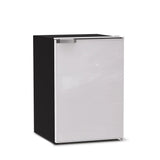Ⓜ️🔵🔵🔵 Vitrifrigo C130L CHR - Frigo-Freezer, Porta singola, 130 Litri, Grigio, Luce LED, Vent Position, A x L x P 76.7x52.5x56.5 cm