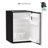 Ⓜ️🔵🔵🔵 Vitrifrigo C130L CHR HP - Frigo-Freezer, Porta singola, 130 Litri, Grigio, Luce LED, Vent Position, A x L x P 76.7x52.5x56.5 cm