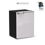 Ⓜ️🔵🔵🔵 Vitrifrigo C39i CHR HP - Frigo-Freezer, Porta singola, 39 Litri, Grigio, Luce LED, Vent Position, A x L x P 54.7x39x39.7 cm