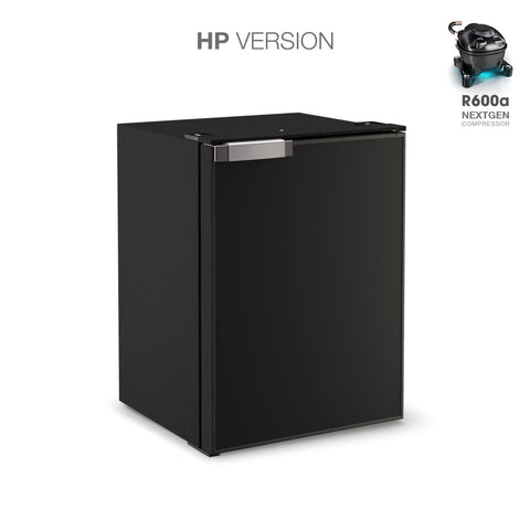 Ⓜ️🔵🔵🔵 Vitrifrigo C42L CHR HP - Frigo-Freezer, Porta singola, 42 Litri, Nero, Luce LED, Vent Position, A x L x P 53.2x38x38.4 cm