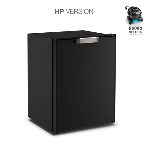 Ⓜ️🔵🔵🔵 Vitrifrigo C42DWL CHR HP - Frigo-Freezer, A cassetto, 42 Litri, Nero, Luce LED, A x L x P 53.2x38x38.4 cm