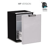 Ⓜ️🔵🔵🔵 Vitrifrigo C42DWL CHR HP - Frigo-Freezer, A cassetto, 42 Litri, Grigio, Luce LED, A x L x P 53.2x38x38.4 cm