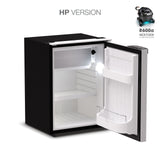 Ⓜ️🔵🔵🔵 Vitrifrigo C42L CHR HP - Frigo-Freezer, Porta singola, 42 Litri, Grigio, Luce LED, Vent Position, A x L x P 53.2x38x38.4 cm