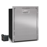 Ⓜ️🔵🔵🔵 Vitrifrigo C42LX OCX2 - Frigo-Freezer, Porta singola, 42 Litri, Steelock, Acciaio Inox, Luce LED, Vent Position, A x L x P 54.5x44.3x38 cm
