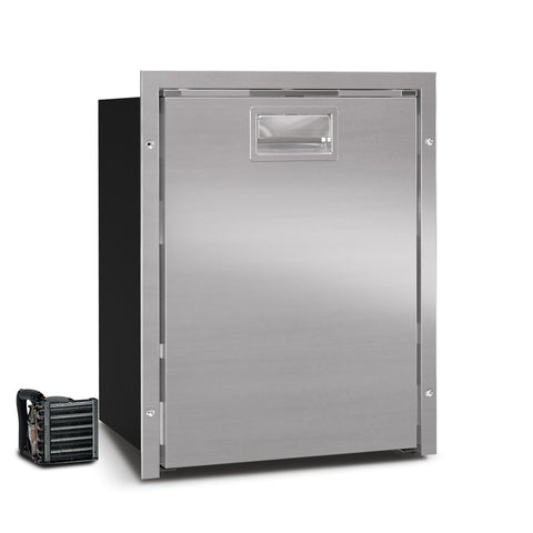 Ⓜ️🔵🔵🔵 Vitrifrigo C42LX OCX2 - Frigo-Freezer, Porta singola, 42 Litri, Steelock, Acciaio Inox, Luce LED, Vent Position, A x L x P 54.5x44.3x38 cm