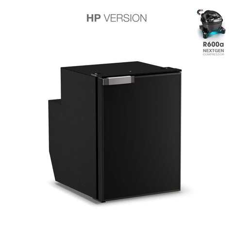 Ⓜ️🔵🔵🔵 Vitrifrigo C51i CHR HP - Frigo-Freezer, Porta singola, 51 Litri, Nero, Luce LED, Vent Position, A x L x P 53.2x38x51.4 cm