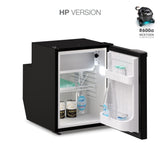 Ⓜ️🔵🔵🔵 Vitrifrigo C51i CHR HP - Frigo-Freezer, Porta singola, 51 Litri, Nero, Luce LED, Vent Position, A x L x P 53.2x38x51.4 cm