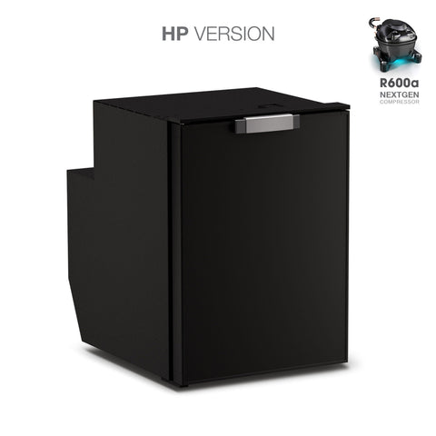 Ⓜ️🔵🔵🔵 Vitrifrigo C51DWi CHR HP - Frigo-Freezer, A cassetto, 51 Litri, Nero, Serie CHROMELOCK, Luce LED, A x L x P 53.2x38x51.4 cm