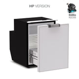 Ⓜ️🔵🔵🔵 Vitrifrigo C51DWi CHR HP - Frigo-Freezer, A cassetto, 51 Litri, Grigio, Serie CHROMELOCK, Luce LED, A x L x P 53.2x38x51.4 cm