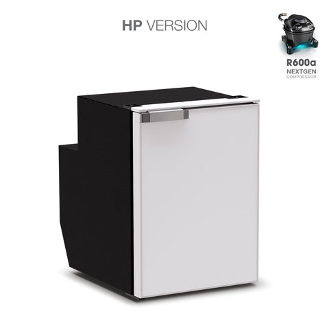 Ⓜ️🔵🔵🔵 Vitrifrigo C51i CHR HP - Frigo-Freezer, Porta singola, 51 Litri, Grigio, Luce LED, Vent Position, A x L x P 53.2x38x51.4 cm