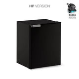 Ⓜ️🔵🔵🔵 Vitrifrigo C60i CHR HP - Frigo-Freezer, Porta singola, 60 Litri, Nero, Vent Position, AxLxP 62.2x47x45.7 cm