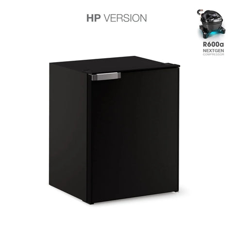 Ⓜ️🔵🔵🔵 Vitrifrigo C60i CHR HP - Frigo-Freezer, Porta singola, 60 Litri, Nero, Vent Position, AxLxP 62.2x47x45.7 cm