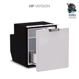 Ⓜ️🔵🔵🔵 Vitrifrigo C62DWi CHR HP - Frigo-Freezer, A cassetto, 62 Litri, Grigio, Serie CHROMELOCK, Luce LED, AxLxP 53x45x54.2 cm