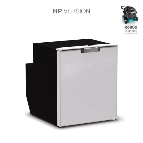 Ⓜ️🔵🔵🔵 Vitrifrigo C62DWi CHR HP - Frigo-Freezer, A cassetto, 62 Litri, Grigio, Serie CHROMELOCK, Luce LED, AxLxP 53x45x54.2 cm