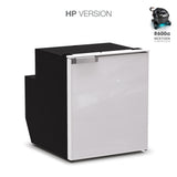 Ⓜ️🔵🔵🔵 Vitrifrigo C62i CHR HP - Frigo-Freezer, Porta singola, 62 Litri, Grigio, Vent Position, A x L x P 53x45x54,2 cm