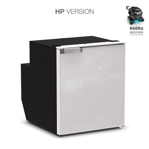 Ⓜ️🔵🔵🔵 Vitrifrigo C62i CHR HP - Frigo-Freezer, Porta singola, 62 Litri, Grigio, Vent Position, A x L x P 53x45x54,2 cm