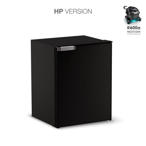 Ⓜ️🔵🔵🔵 Vitrifrigo C75L CHR HP - Frigo-Freezer, Porta singola, 75 Litri, Nero, Luce LED, Vent Position, A x L x P 62.2x47x46 cm