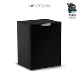 Ⓜ️🔵🔵🔵 Vitrifrigo C75DWL CHR HP - Frigo-Freezer, A cassetto, 75 Litri, Nero, Serie CHROMELOCK, Luce LED, AxLxP 62.2x47x46 cm